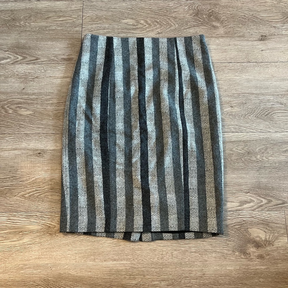 Fever London "Fogarty" Wool Pencil Skirt
